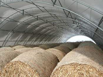 Hayshed in Eddyville, Iowa 72 x 180 005